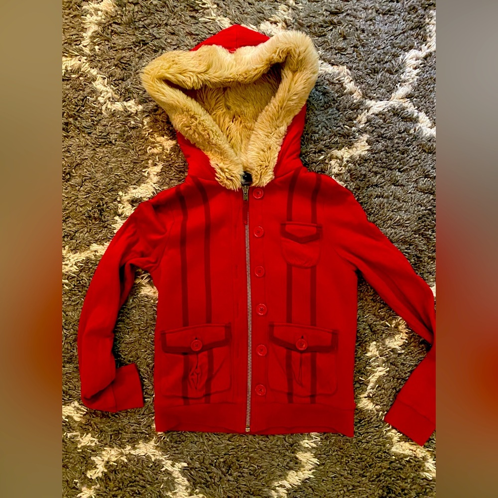 Vintage Marc Jacobs Sweatshirt Fur Hooded Jacket